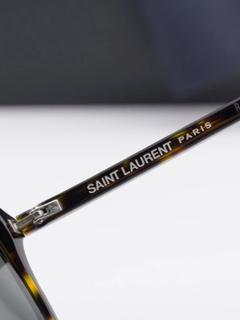 Saint Laurent SL476 004 Aviator Sunglasses - Havana / Grey